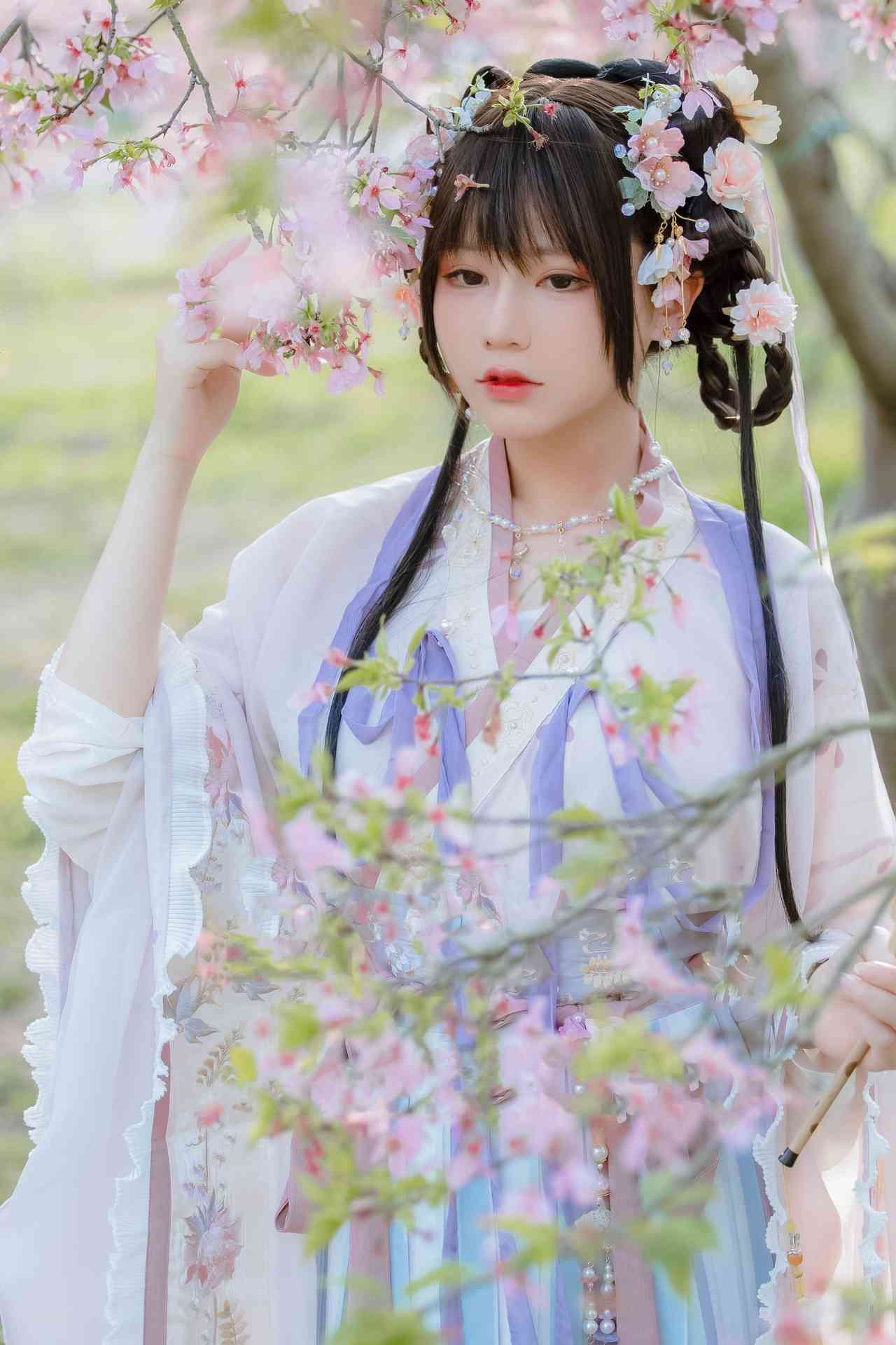 Nyako喵子樱花汉服 花神祈愿